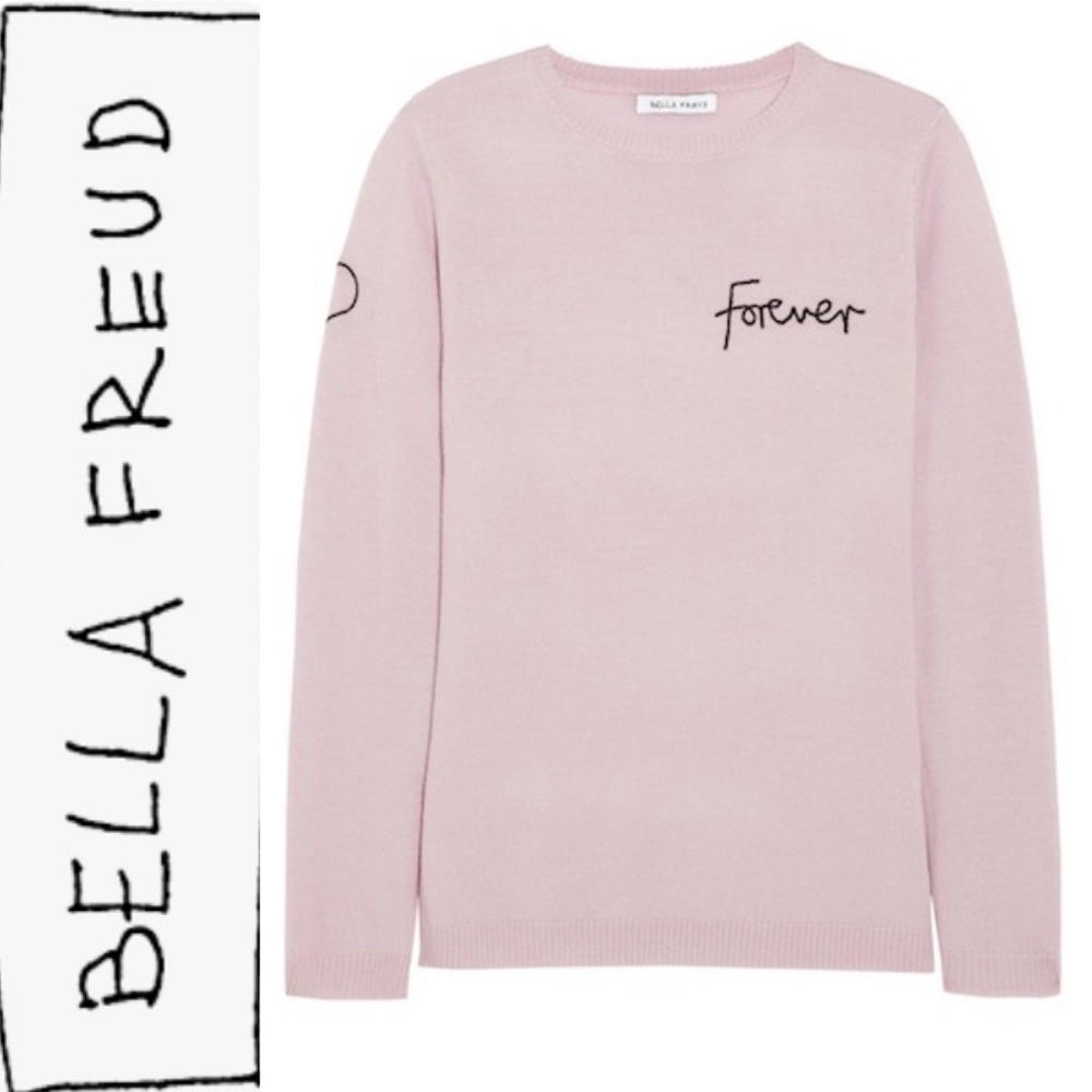 Bella Freud FOREVER Crew Neck Jumper Wool Sweater
